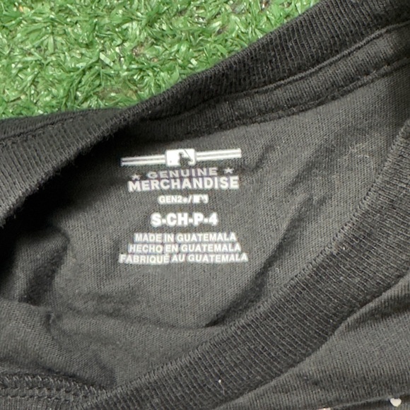 Colorado Rockies Girls Baseball Black with Purple &White Heart Design MLB Tshirt - Picture 2 of 4